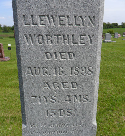 WORTHLEY, LLEWELLYN - Warren County, Iowa | LLEWELLYN WORTHLEY 
