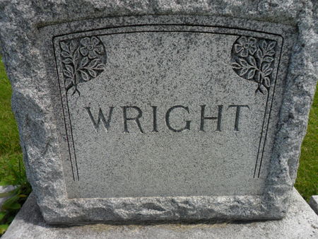 WRIGHT, FAMILY STONE - Warren County, Iowa | FAMILY STONE WRIGHT 