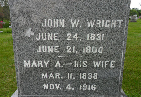 WRIGHT, MARY A. - Warren County, Iowa | MARY A. WRIGHT 
