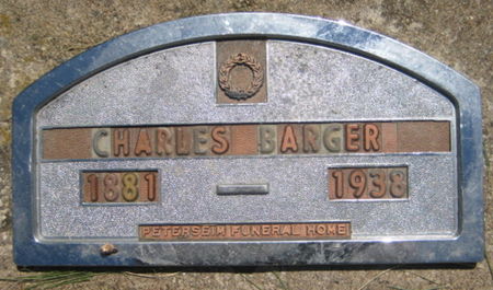 BARGER, CHARLES - Washington County, Iowa | CHARLES BARGER 