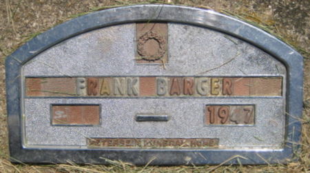 BARGER, FRANK - Washington County, Iowa | FRANK BARGER 