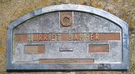 BARGER, HARRIET - Washington County, Iowa | HARRIET BARGER 