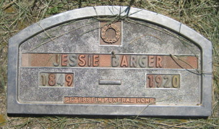 BARGER, JESSIE - Washington County, Iowa | JESSIE BARGER 