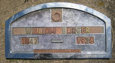 BARGER, WILLIAM - Washington County, Iowa | WILLIAM BARGER 