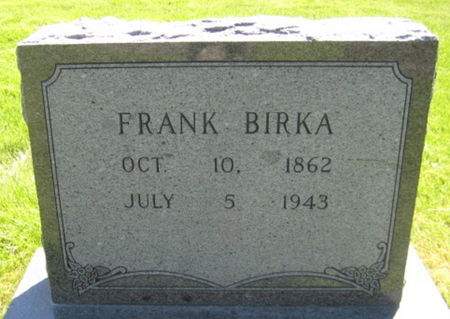 BIRKA, FRANK - Washington County, Iowa | FRANK BIRKA 