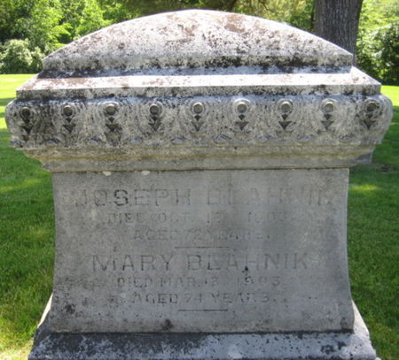 BLAHNIK, JOSEPH - Washington County, Iowa | JOSEPH BLAHNIK 