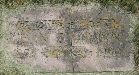 BROWN, JOHN D. - Washington County, Iowa | JOHN D. BROWN 