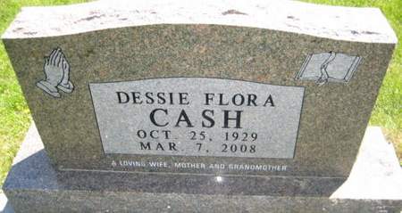 CASH, DESSIE FLORA - Washington County, Iowa | DESSIE FLORA CASH 