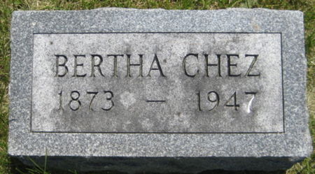 CHEZ, BERTHA - Washington County, Iowa | BERTHA CHEZ 