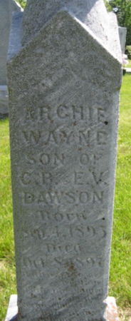 DAWSON, ARCHIE WAYNE - Washington County, Iowa | ARCHIE WAYNE DAWSON 