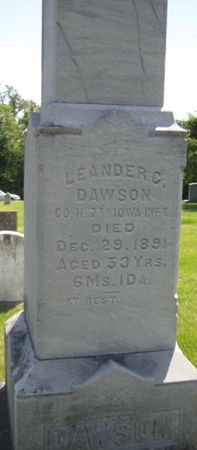 DAWSON, LEANDER C. - Washington County, Iowa | LEANDER C. DAWSON 