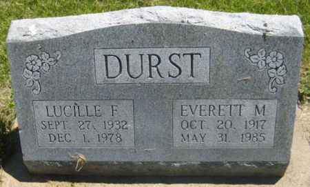 DURST, LUCILLE F. - Washington County, Iowa | LUCILLE F. DURST 
