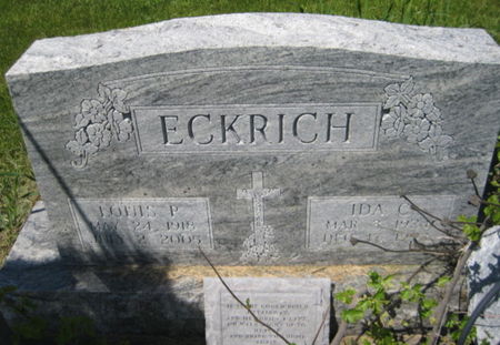 ECKRICH, LOUIS P - Washington County, Iowa | LOUIS P ECKRICH 