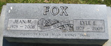 FOX, LYLE E. - Washington County, Iowa | LYLE E. FOX 