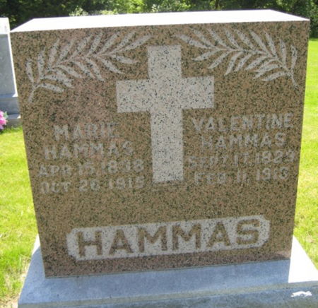 HAMMAS, VALENTINE - Washington County, Iowa | VALENTINE HAMMAS 