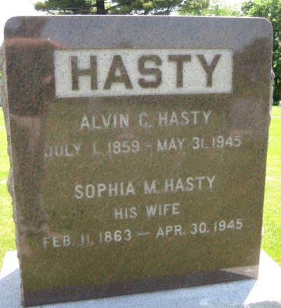 HASTY, ALVIN C. - Washington County, Iowa | ALVIN C. HASTY 