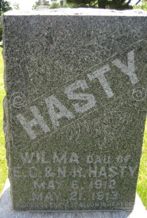 HASTY, WILMA - Washington County, Iowa | WILMA HASTY 