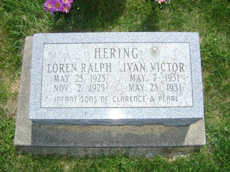 HERING, IVAN VICTOR - Washington County, Iowa | IVAN VICTOR HERING 
