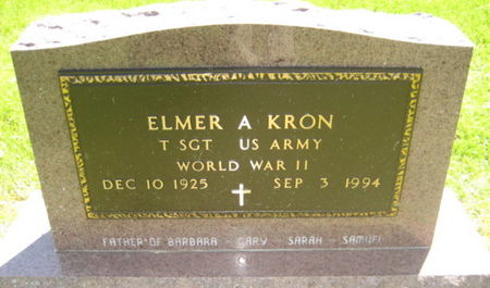 KRON, ELMER A. - Washington County, Iowa | ELMER A. KRON 