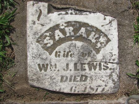 LEWIS, SARAH - Washington County, Iowa | SARAH LEWIS 