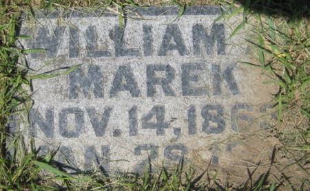 MAREK, WILLIAM A. - Washington County, Iowa | WILLIAM A. MAREK 