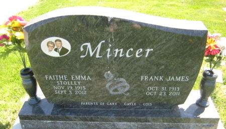 STOLLEY MINCER, FAITHE EMMA - Washington County, Iowa | FAITHE EMMA STOLLEY MINCER 