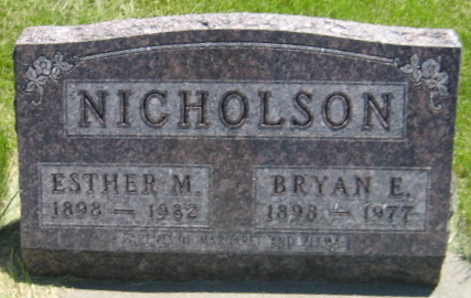 NICHOLSON, BRYAN E. - Washington County, Iowa | BRYAN E. NICHOLSON 