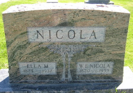 NICOLA, ELLA M. - Washington County, Iowa | ELLA M. NICOLA 