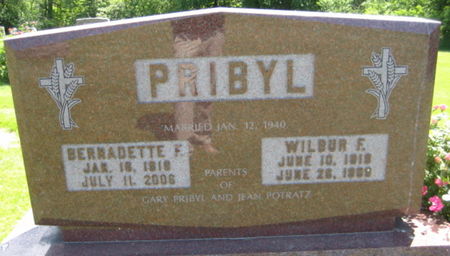 PRIBYL, BERNADETTE F. - Washington County, Iowa | BERNADETTE F. PRIBYL 