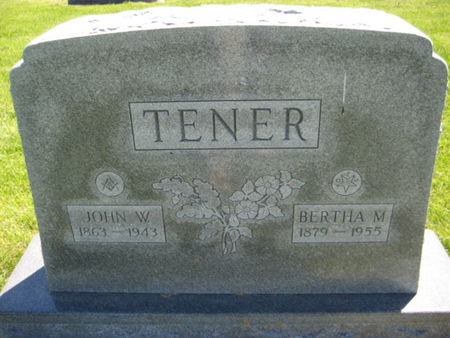 TENER, BERTHA M. - Washington County, Iowa | BERTHA M. TENER 
