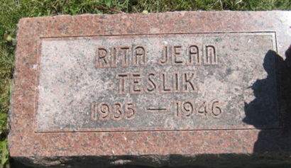 TESLIK, RITA JEAN - Washington County, Iowa | RITA JEAN TESLIK 