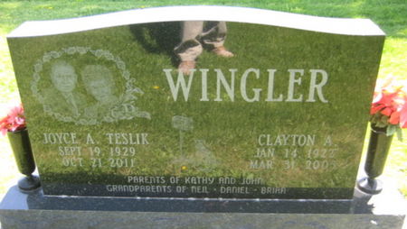 WINGLER, JOYCE A. - Washington County, Iowa | JOYCE A. WINGLER 