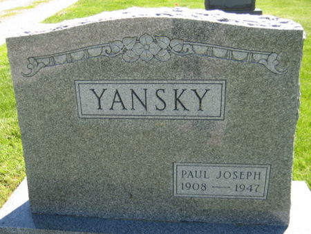YANSKY, PAUL JOSEPH - Washington County, Iowa | PAUL JOSEPH YANSKY 