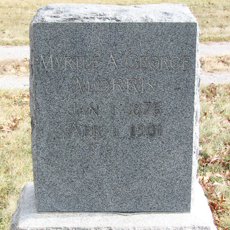 GEORGE MORRIS, MYRTLE ALICE - Wayne County, Iowa | MYRTLE ALICE GEORGE MORRIS 