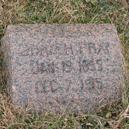 PRAY, JOHN H - Wayne County, Iowa | JOHN H PRAY 
