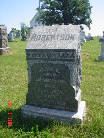 ROBERTSON, FLORA E - Wayne County, Iowa | FLORA E ROBERTSON 