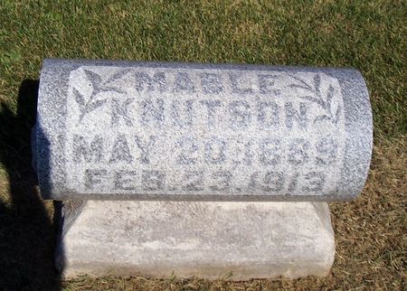 KNUTSON, MABLE - Webster County, Iowa | MABLE KNUTSON 