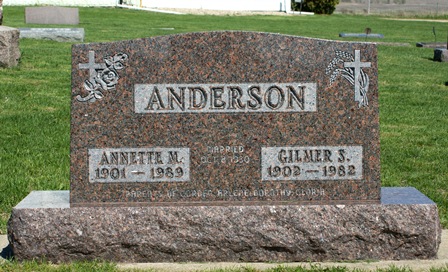 ANDERSON, GILMER S. - Winnebago County, Iowa | GILMER S. ANDERSON 