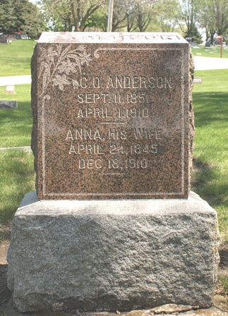 ANDERSON, C. O. - Winnebago County, Iowa | C. O. ANDERSON 