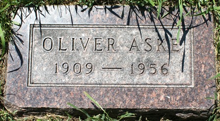 ASKE, OLIVER - Winnebago County, Iowa | OLIVER ASKE 