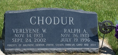 BORG CHODUR, VERLYENE W. - Winnebago County, Iowa | VERLYENE W. BORG CHODUR 