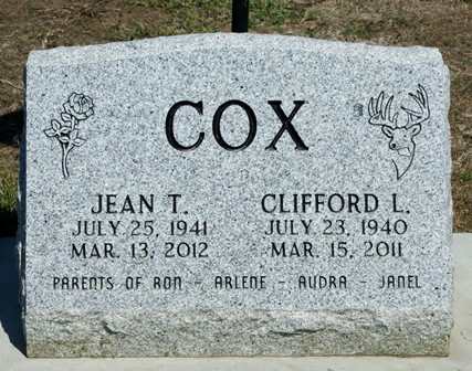 COX, CLIFFORD L. - Winnebago County, Iowa | CLIFFORD L. COX 