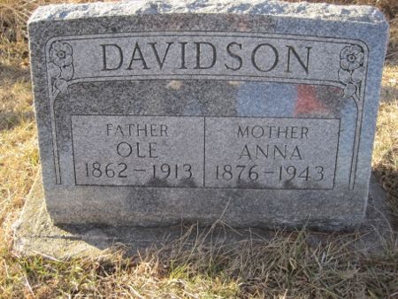 DAVIDSON, ANNA - Winnebago County, Iowa | ANNA DAVIDSON 