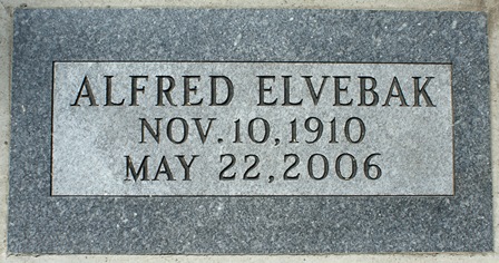 ELVEBAK, ALFRED - Winnebago County, Iowa | ALFRED ELVEBAK 