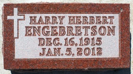 ENGEBRETSON, HARRY HERBERT - Winnebago County, Iowa | HARRY HERBERT ENGEBRETSON 