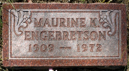 ENGEBRETSON, MAURINE K. - Winnebago County, Iowa | MAURINE K. ENGEBRETSON 