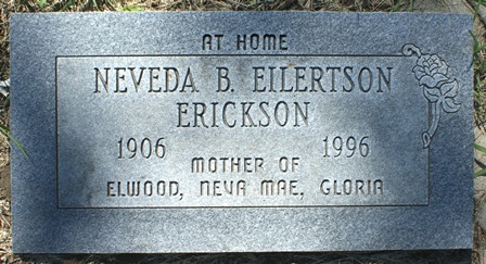 ERICKSON, NEVEDA B. - Winnebago County, Iowa | NEVEDA B. ERICKSON 