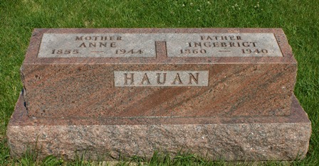 JORGENSON KRISTOFERSON HAUAN, ANNE - Winnebago County, Iowa | ANNE JORGENSON KRISTOFERSON HAUAN 