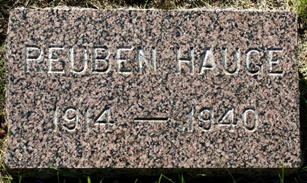 HAUGE, REUBEN - Winnebago County, Iowa | REUBEN HAUGE 