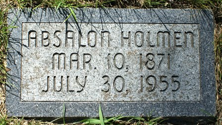 HOLMEN, ABSALON - Winnebago County, Iowa | ABSALON HOLMEN 